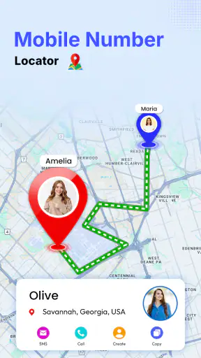 Phone Number Tracker App screenshot