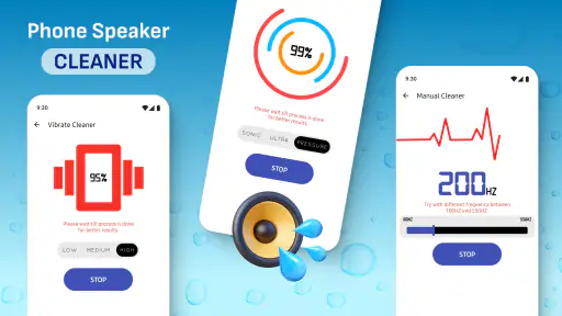 Phone speaker cleaner screenshot