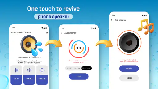 Phone speaker cleaner screenshot