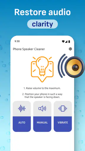 Phone speaker cleaner screenshot