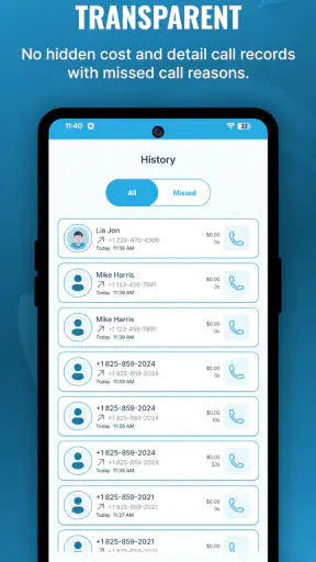 Phoring - SIM-Less 2nd Line screenshot