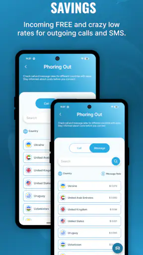 Phoring - SIM-Less 2nd Line screenshot