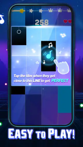Piano Pink Music: रिदम गेम screenshot