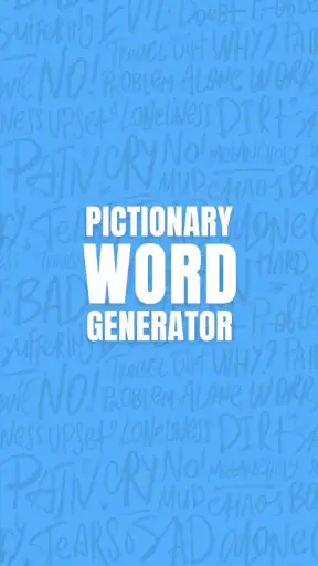 Pictionary Word Generator screenshot