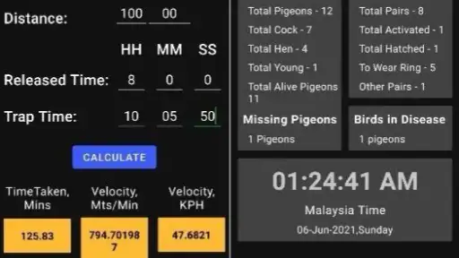 Pigeon Loft Manager screenshot