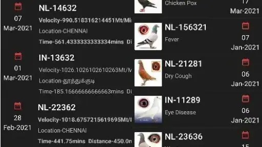 Pigeon Loft Manager screenshot