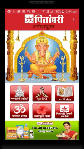 Pitambari Ganesh Puja screenshot