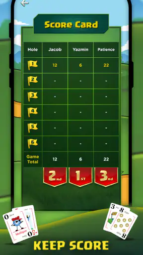 Play Nine: Golf Card Game screenshot