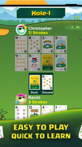 Play Nine: Golf Card Game screenshot