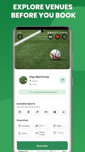 Playspots - Book sports venues screenshot