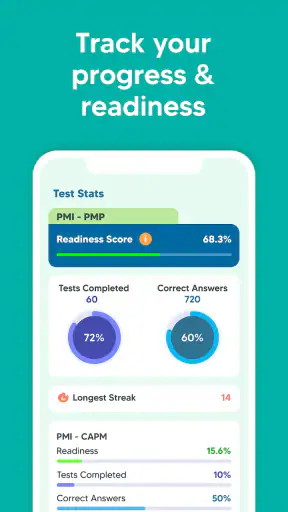 PMI PMP Exam Prep Test 2025 screenshot