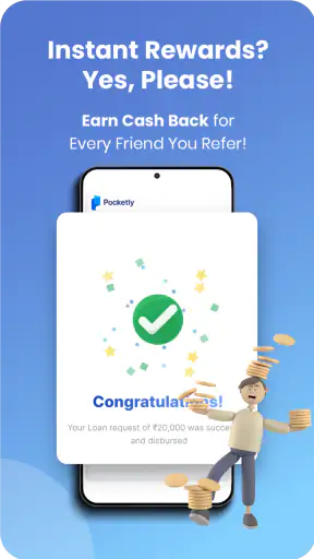 पॉकेटली: पर्सनल लोन ऑनलाइन ऐप screenshot