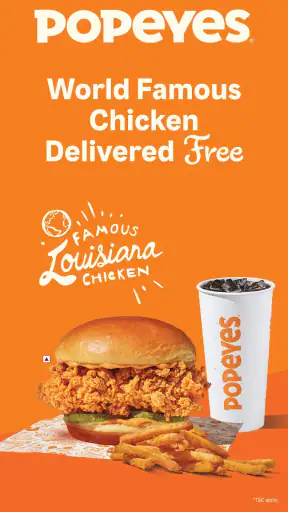 Popeyes India: Food Delivery screenshot