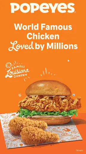 Popeyes India: Food Delivery screenshot