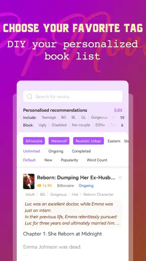 PopNovel screenshot