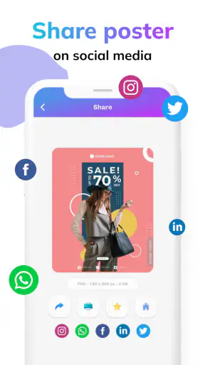 Poster Maker, Flyer Banner Ads screenshot