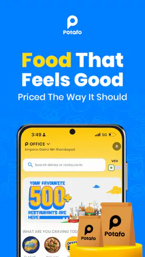 Potafo: Food Delivery App screenshot
