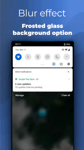 Power Shade: Notification Bar screenshot