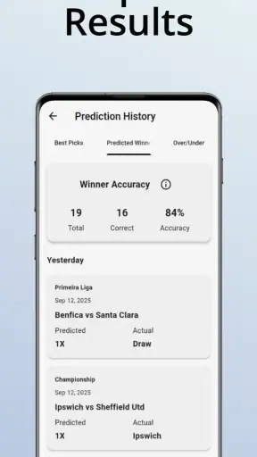 Predwit - AI फुटबॉल टिप्स screenshot