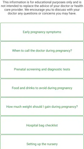 Pregnancy Calculator+Calendar screenshot