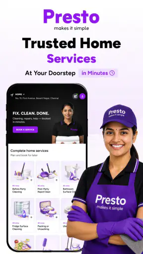 Presto: House Help in Minutes screenshot