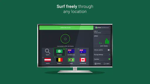 Private Internet Access VPN screenshot
