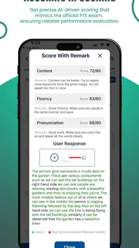 PTE Academic & Core Mock Tests screenshot