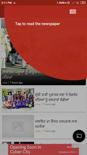 Punjabi Tribune Newspaper screenshot
