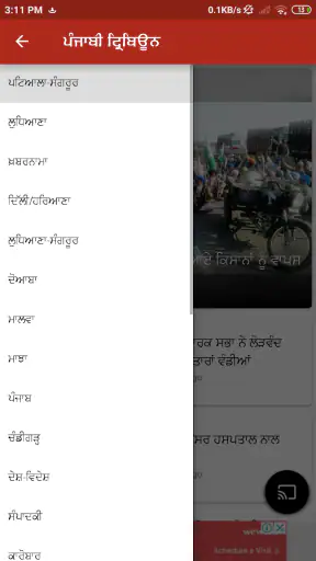 Punjabi Tribune Newspaper screenshot