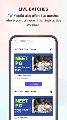 PW MedEd MBBS/BDS Prof & PG screenshot