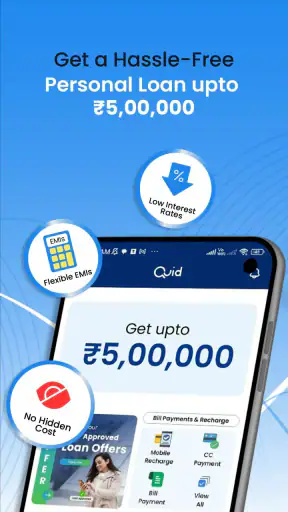 Quid: Personal Loan App screenshot