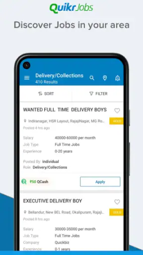 Quikr Jobs Search & Career App screenshot