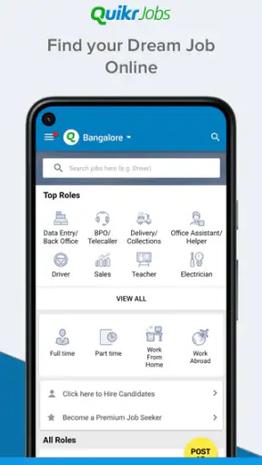 Quikr Jobs Search & Career App screenshot