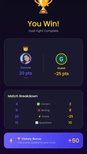 Quiz2Win: Mega IQ Battle screenshot