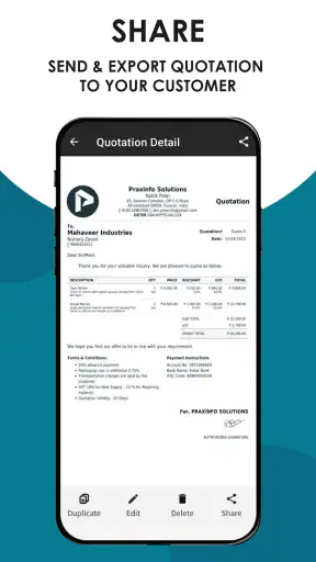 Quotation Maker screenshot
