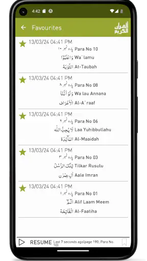 Quraan-E-Karim  (15 Lines) screenshot