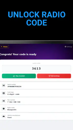 Radio Code Generator screenshot