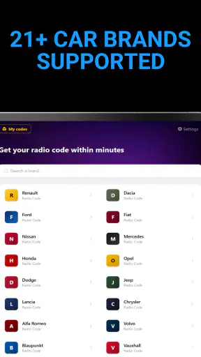 Radio Code Generator screenshot