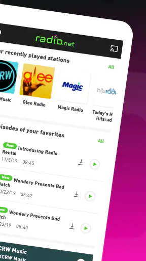 radio.net PRIME screenshot