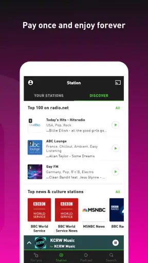 radio.net PRIME screenshot