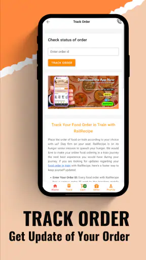 RailRecipe-Order Food on Train screenshot