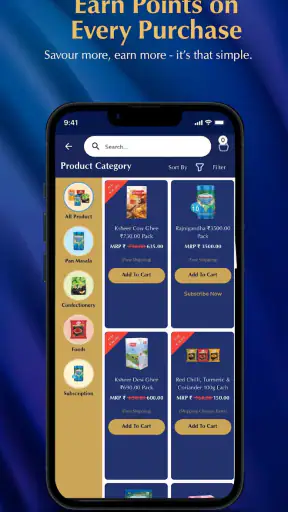 Rajnigandha Shopping App screenshot