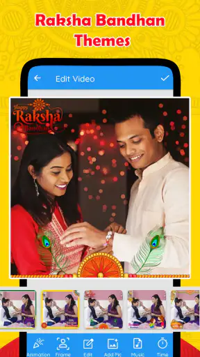 Raksha Bandhan Video Maker screenshot