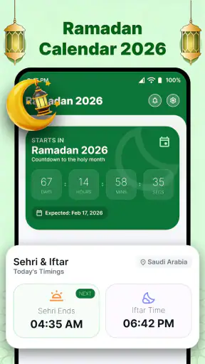 Ramadan Calendar 2026 Iftar screenshot