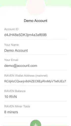 RAVEN Miner by NVS screenshot