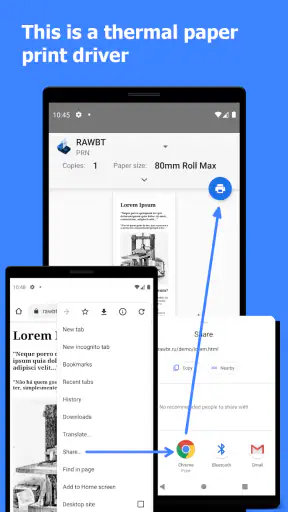RawBT प्रिंट सेवा screenshot