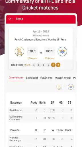 RCB Official- Live IPL Cricket screenshot