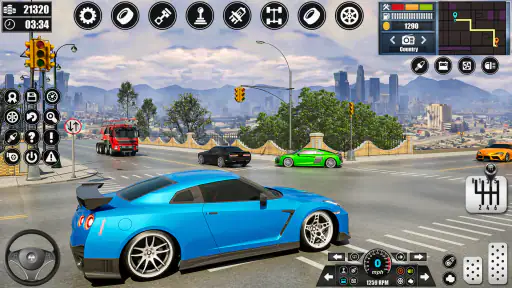 Real Car Driving School Games screenshot