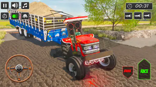 Real Farm Tractor Driving Game screenshot