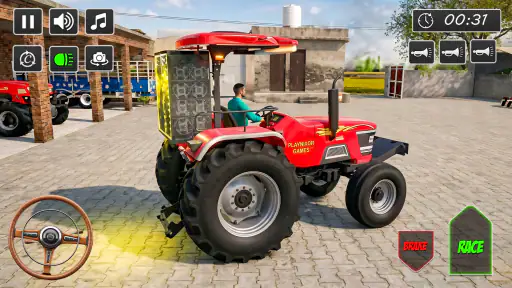 Real Farm Tractor Driving Game screenshot